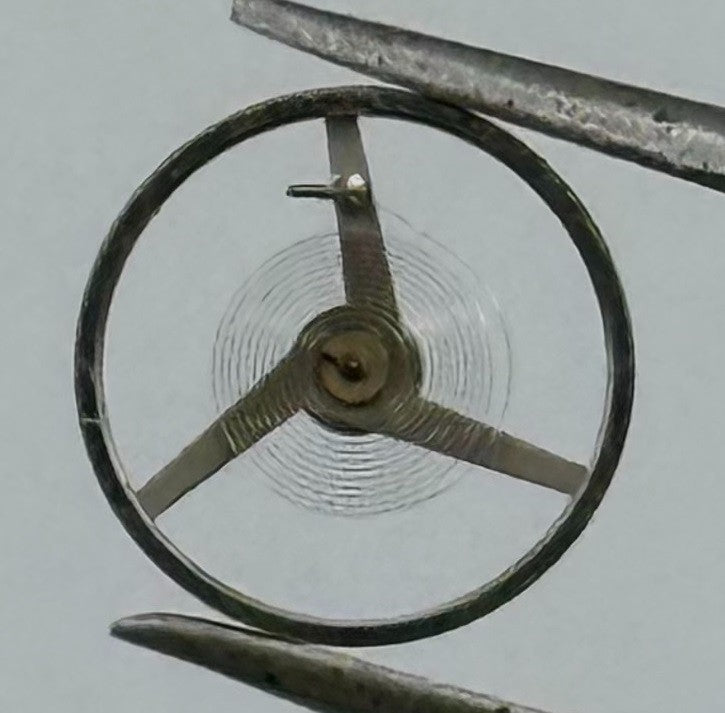 Felsa 4162 Balance Wheel Complete And Spring Renata 1244 M Watch Movement Parts