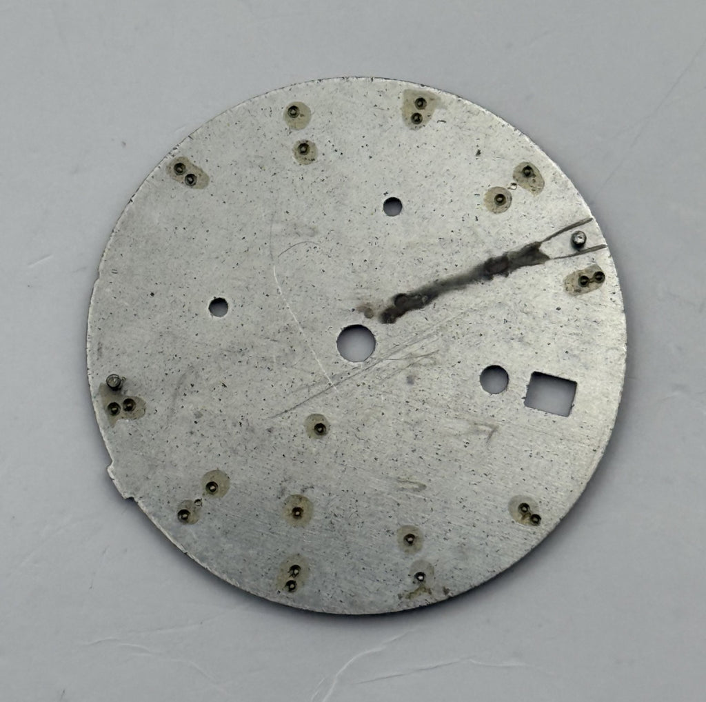 Seiko 7T62-0LV8 Watch Dial Chronograph 100M Black Spare Parts Repair 27.4mm
