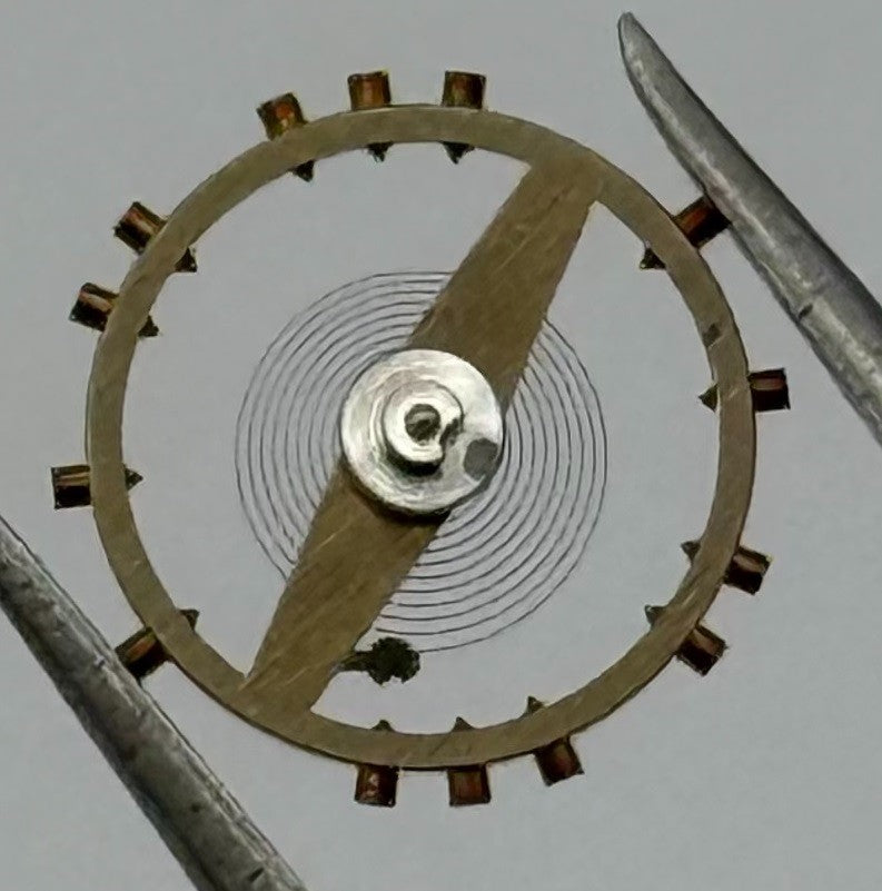 Essor S Balance Wheel Complete And Spring 10½’’’ Bergeon 252 Watch Movement Part