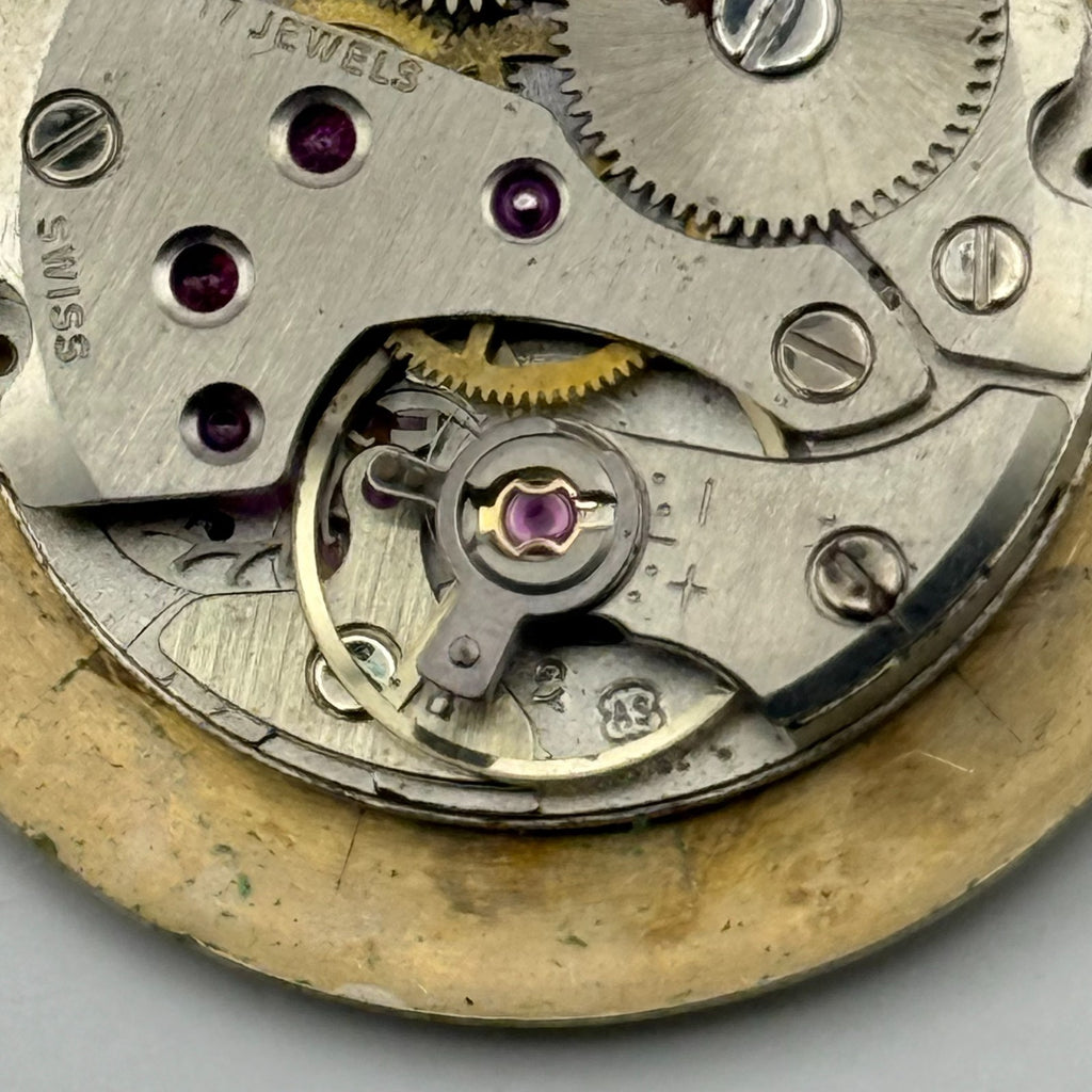 AS 1790/92 Watch Movement A. Schild Jupex 17 Jewels Swiss Manual Wind Parts