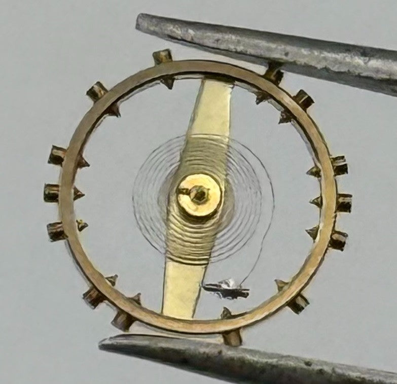 FHF 120 Balance Wheel Complete And Spring 6¾-8’’’ 205 M Watch Movement Parts NOS