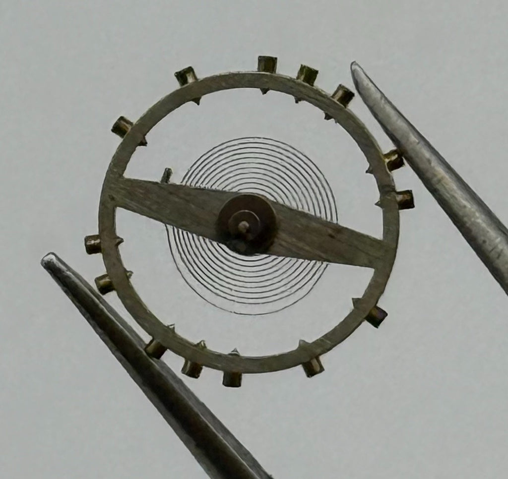 Lorsa 237 N Balance Wheel Complete And Spring 10½’’’ Ronda Watch Movement Parts