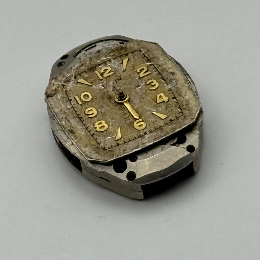 Elgin 662 Watch Movement 17 Jewels U.S.A. Manual Wind Parts Repair 14.2mm