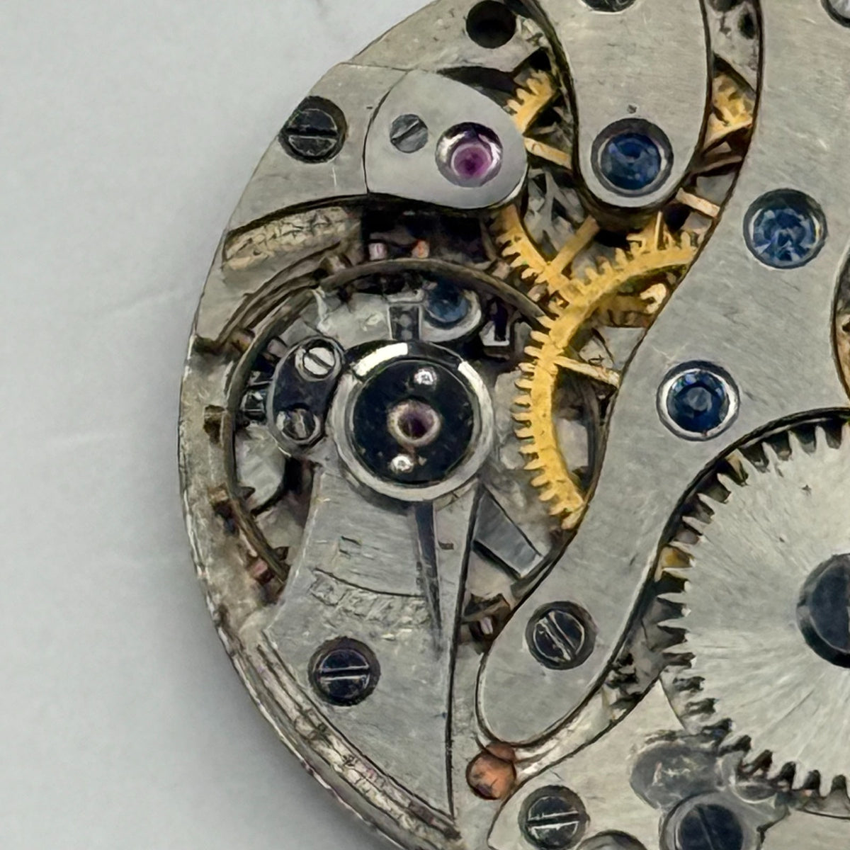 Hamilton & Inches Edinburgh Watch Movement Blue Jewels Sub Seconds Parts 21.9mm