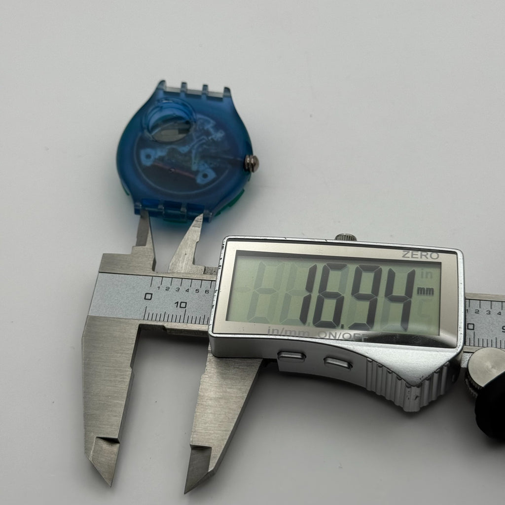 Vintage Swatch Scuba 200 Watch SDN100 Blue Moon 1990 ETA Quartz Swiss 40mm Parts