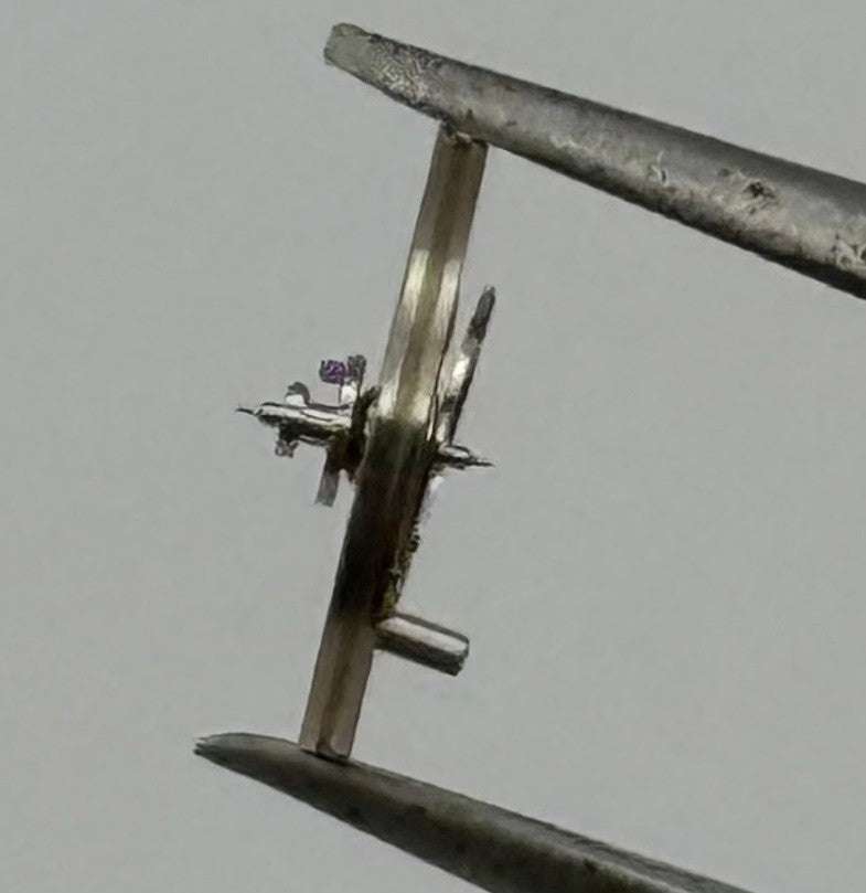 Lorsa 514 Balance Wheel Complete And Spring 5¼’’’ 4889 /3  Watch Movement Parts