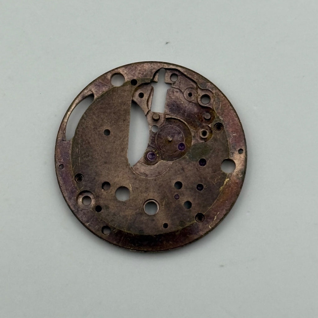 Peseux P 7000 Watch Movement - Main Plate - For Parts / Repair - 23.6mm