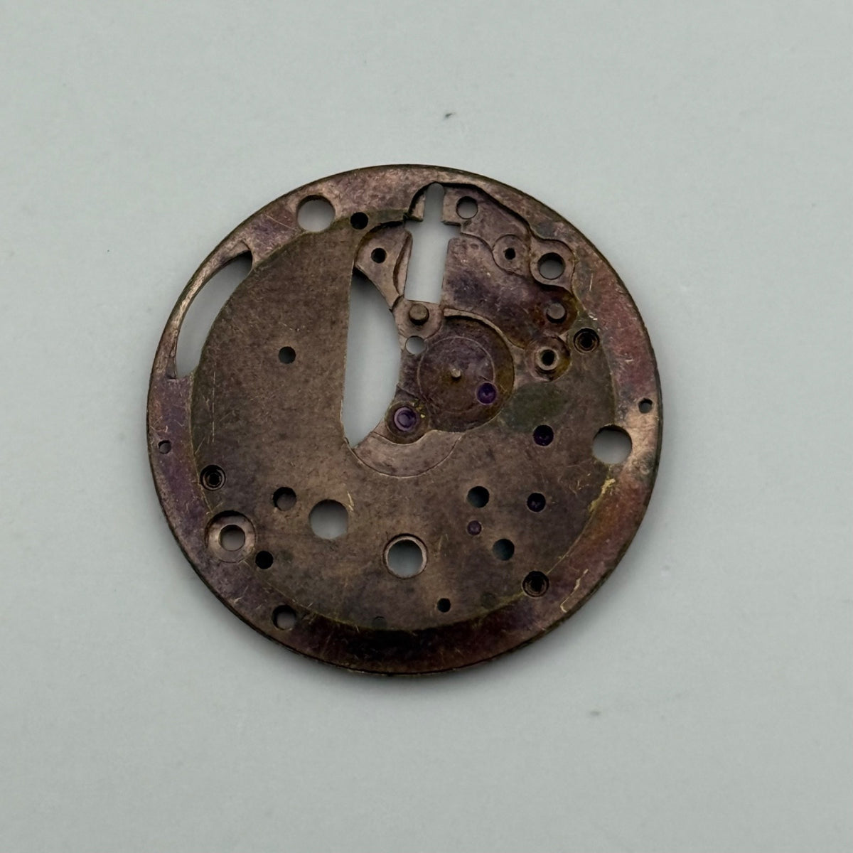 Peseux P 7000 Watch Movement - Main Plate - For Parts / Repair - 23.6mm