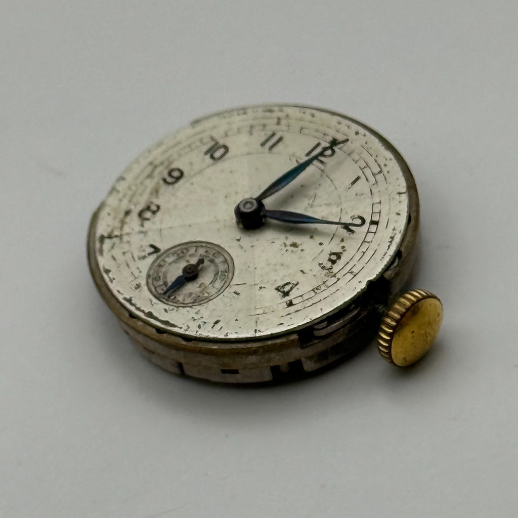 Peseux 60 Watch Movement Rotary 15 Jewels Swiss Manual Wind Parts Repair 18.6mm