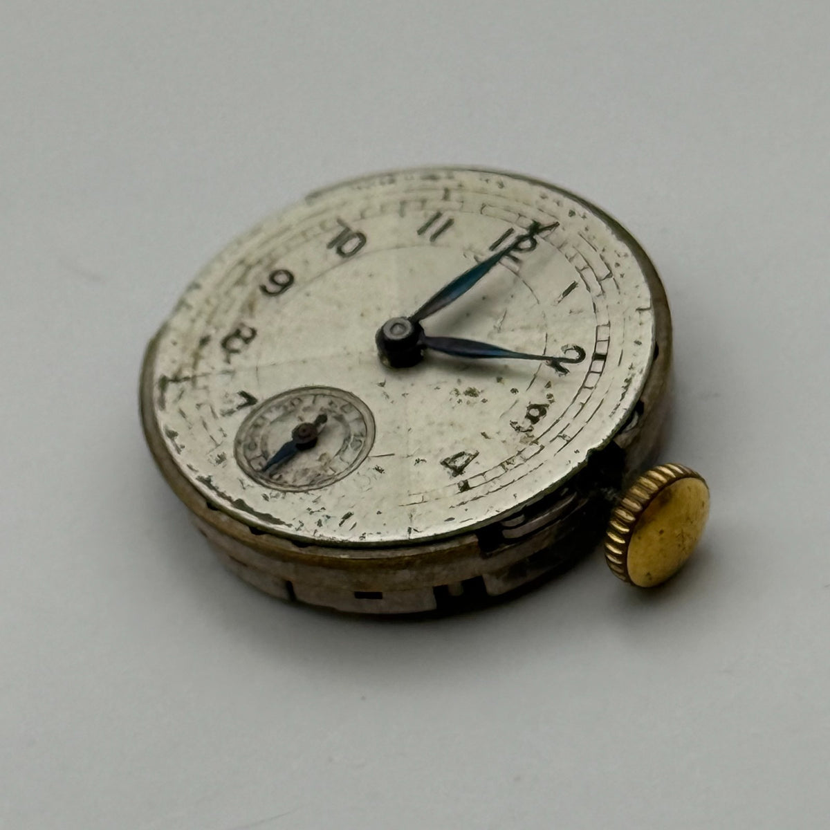 Peseux 60 Watch Movement Rotary 15 Jewels Swiss Manual Wind Parts Repair 18.6mm
