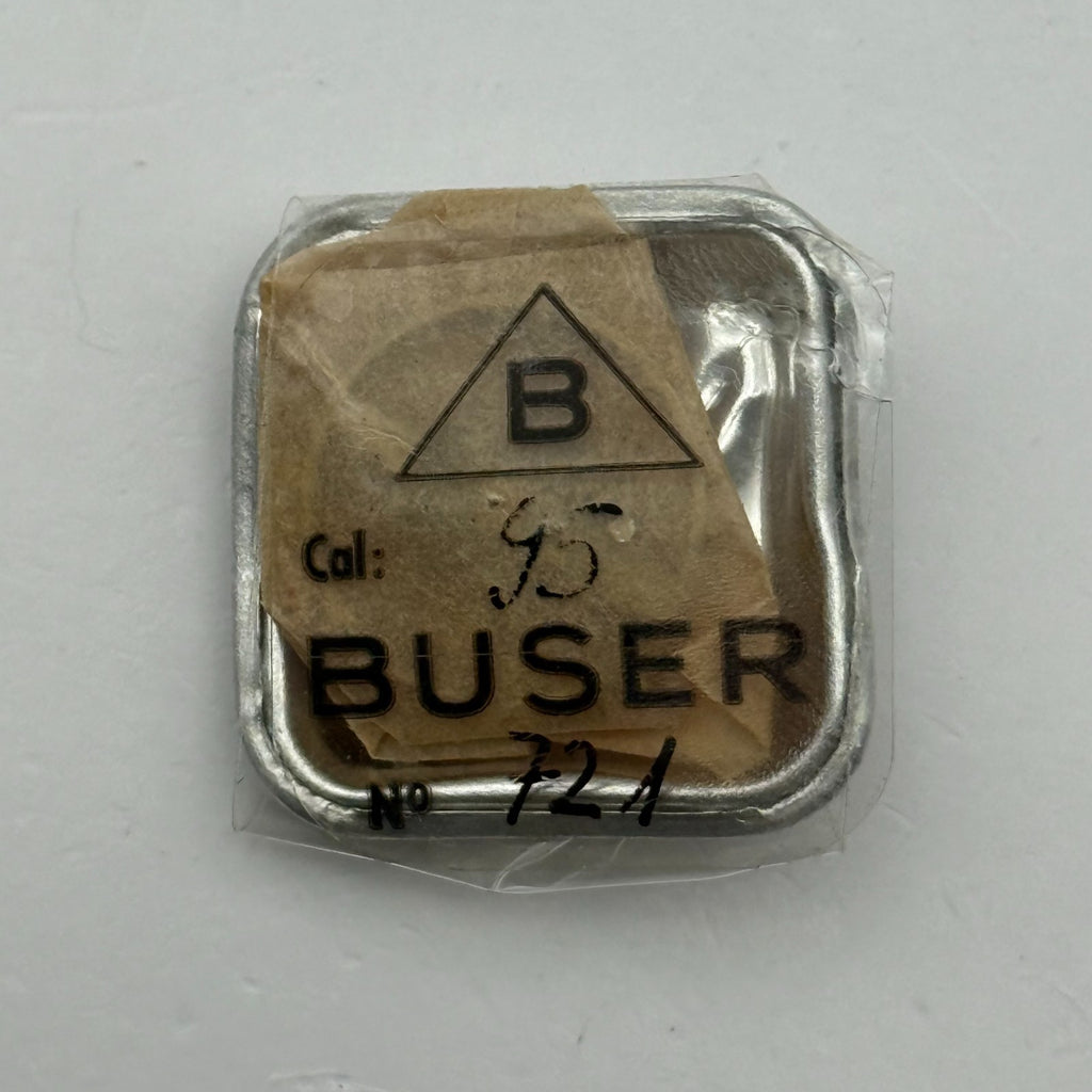 Buser 95 Balance Wheel Complete And Spring No 721 Watch Movement Parts NOS