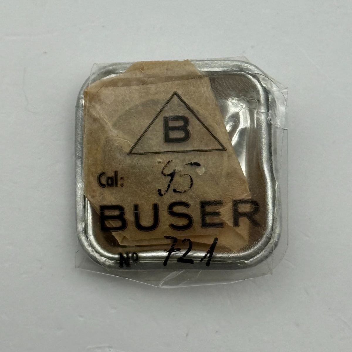 Buser 95 Balance Wheel Complete And Spring No 721 Watch Movement Parts NOS