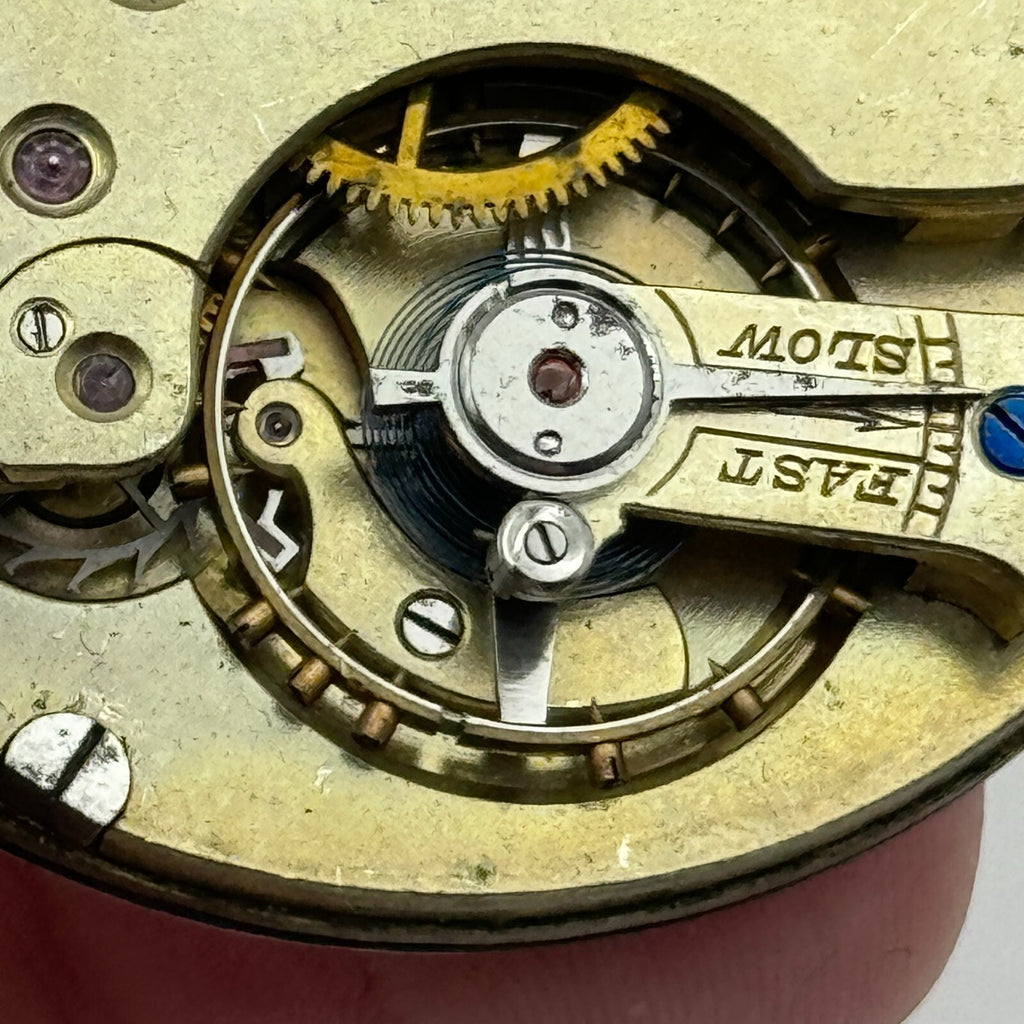 Open Face Unidentified Swiss Pocket Watch Movement Parts Repair Spares 43.2mm