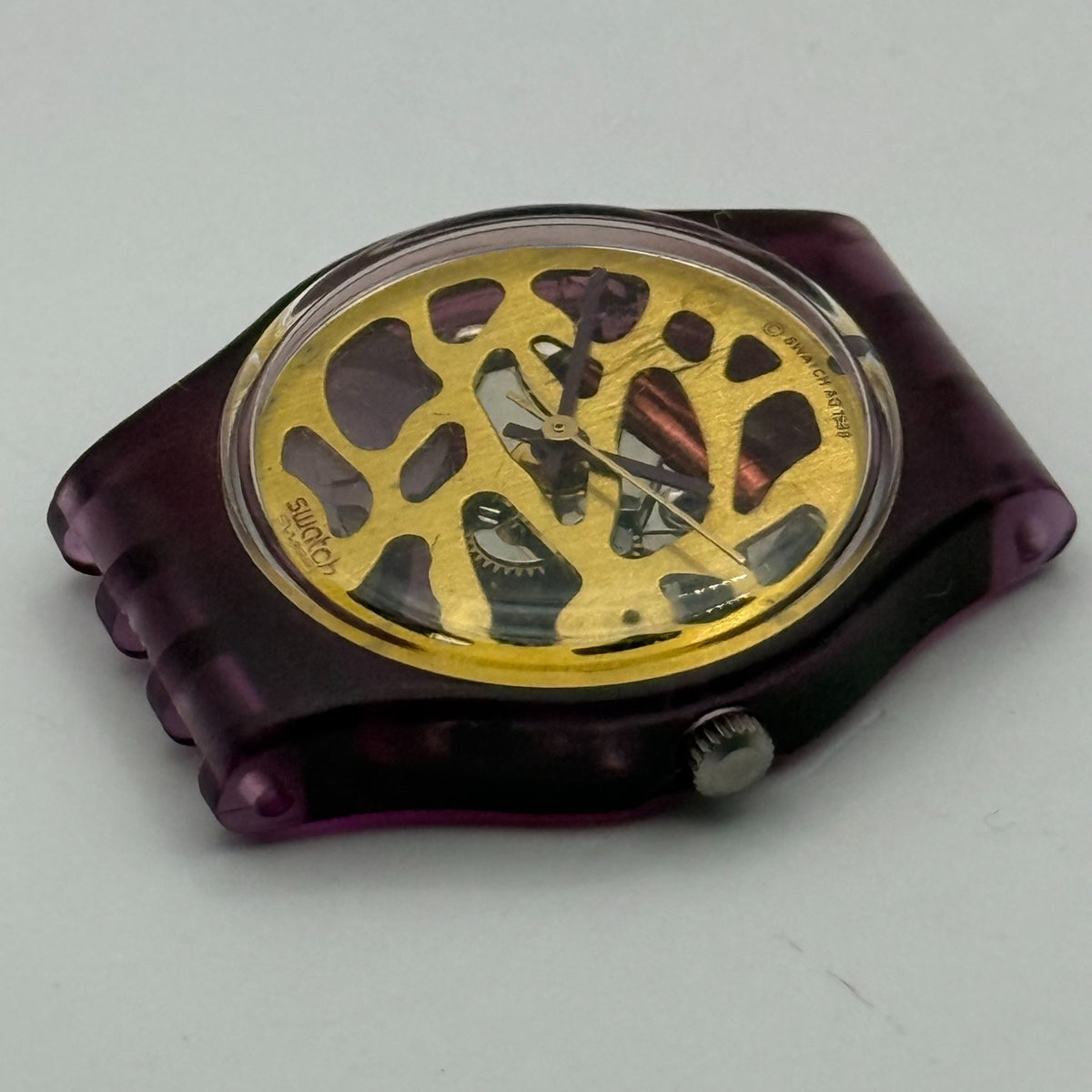 Vintage Swatch Lady Watch LR109 Beaujolais 1989 ETA Quartz Swiss 25mm Parts 