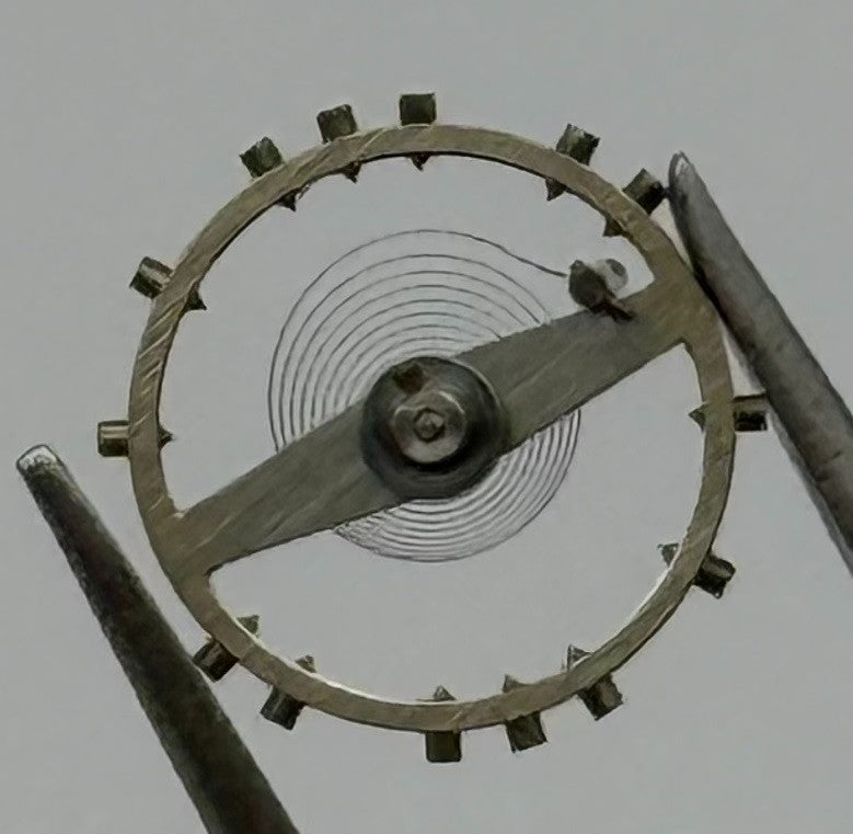 MST 367 Balance Wheel Complete And Spring 8¾’’’ 260 Watch Movement Parts NOS