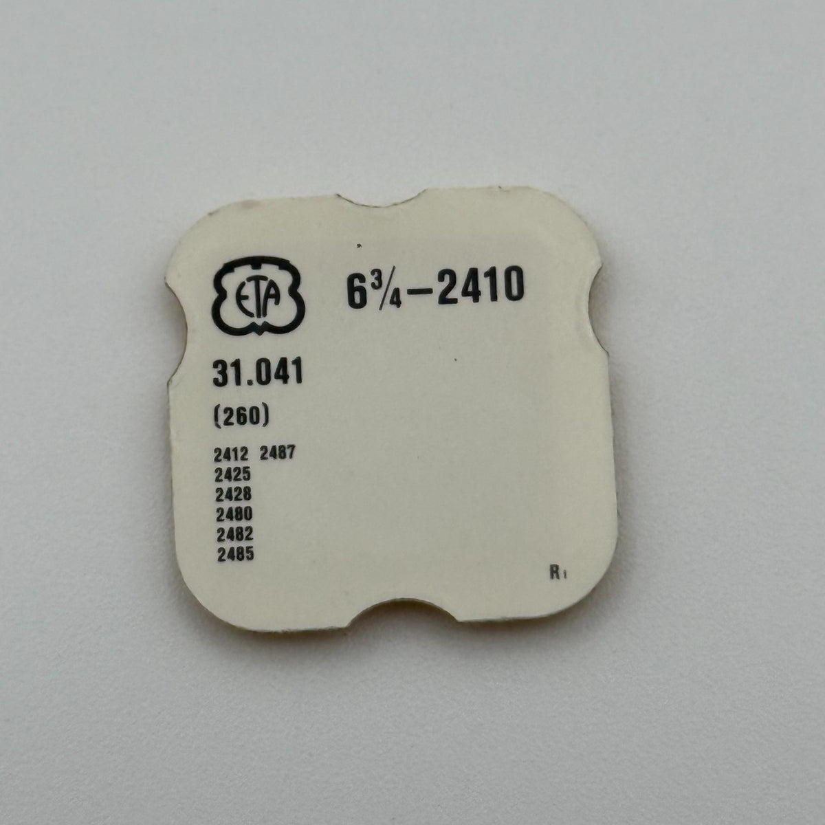 ETA 2410 Minute Wheel - 6 3/4 - 260 - New Old Stock - Watch Parts