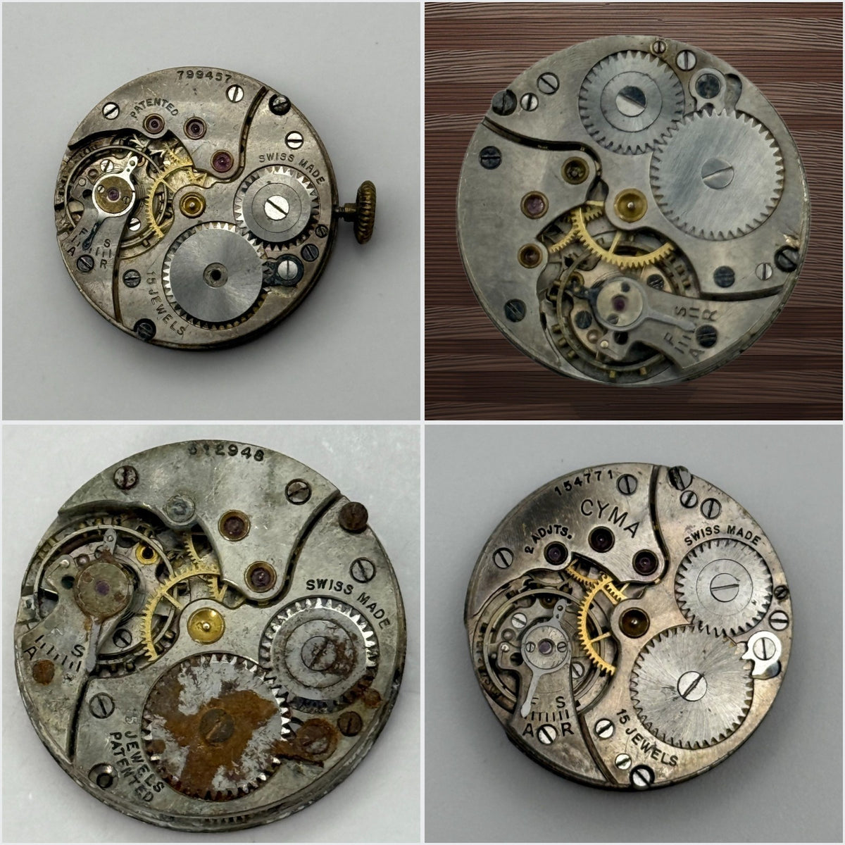 Cyma 030 Watch Movement - For Parts / Repair - Select From Available Options