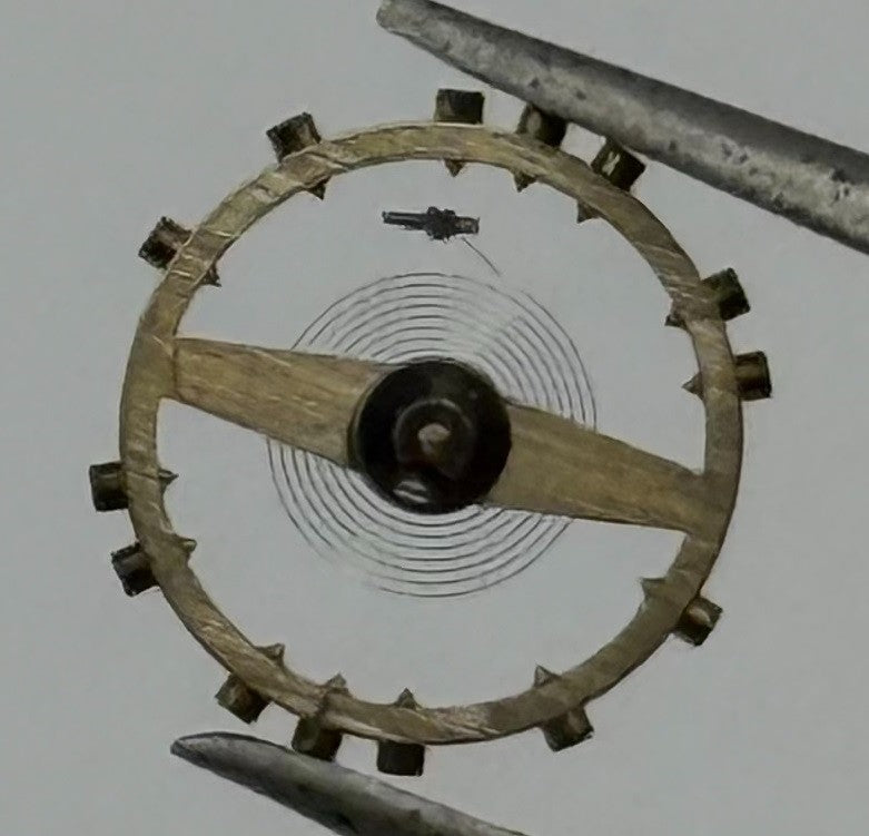 AS 1051 Balance Wheel Complete And Spring Renata 554 M Watch Movement Parts NOS