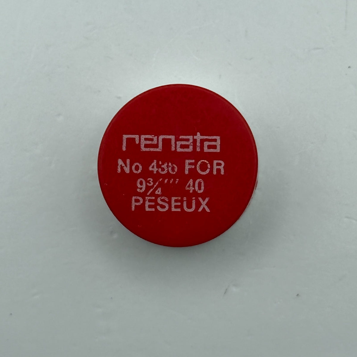 Peseux 40 Balance Wheel Complete And Spring 9¾’’’ Renata 436 Watch Movement Part