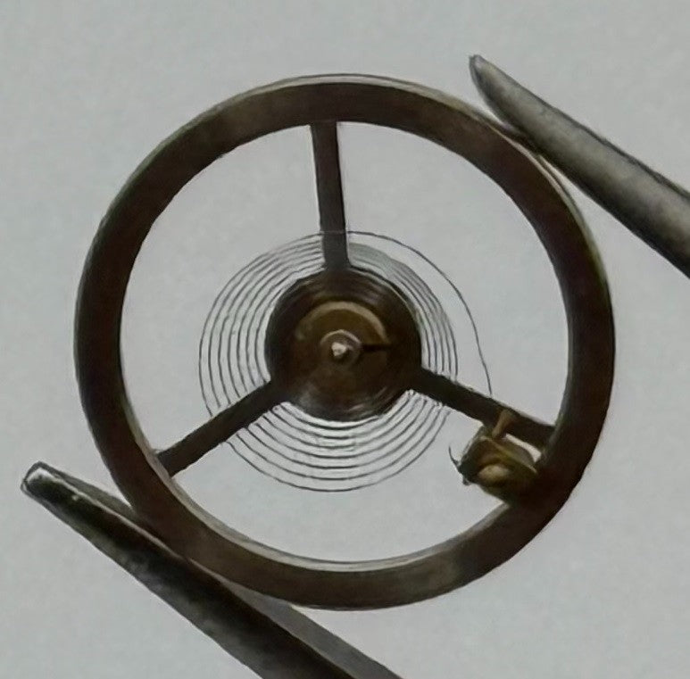 EB 1612 Balance Wheel Complete And Spring 6 3/4-8''' 950 Watch Movement Parts