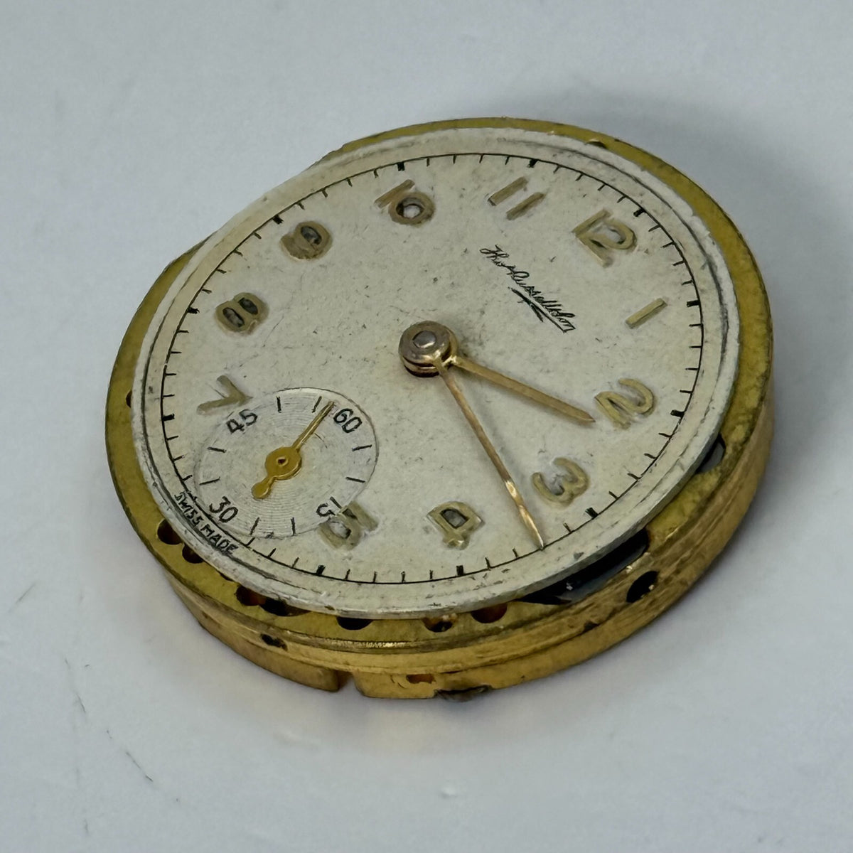 Thomas Russell & Son Watch Movement - Sub Second - For Parts / Repair - 23.2mm