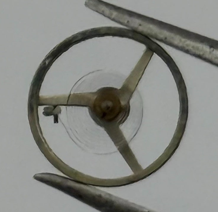 AS 976 1012 Balance Wheel Complete And Spring 5’’’ 1426 M Watch Movement Parts