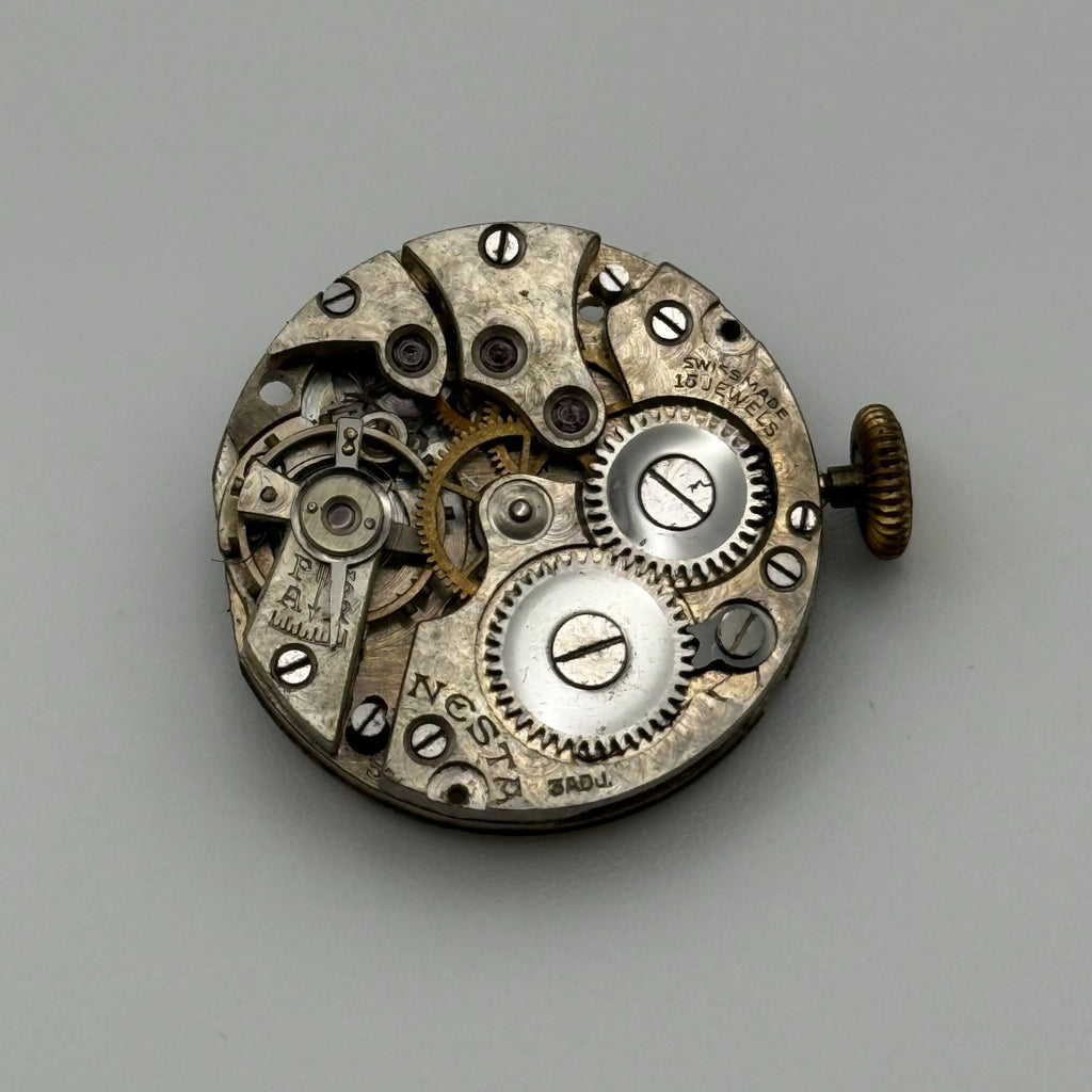 Nesta Watch Movement - Running - For Parts / Repair
