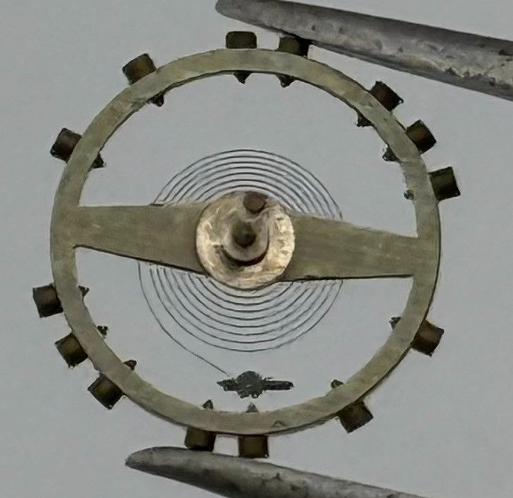 FEF 270 Balance Wheel Complete And Spring 5¼’’’ 173 M Watch Movement Parts NOS