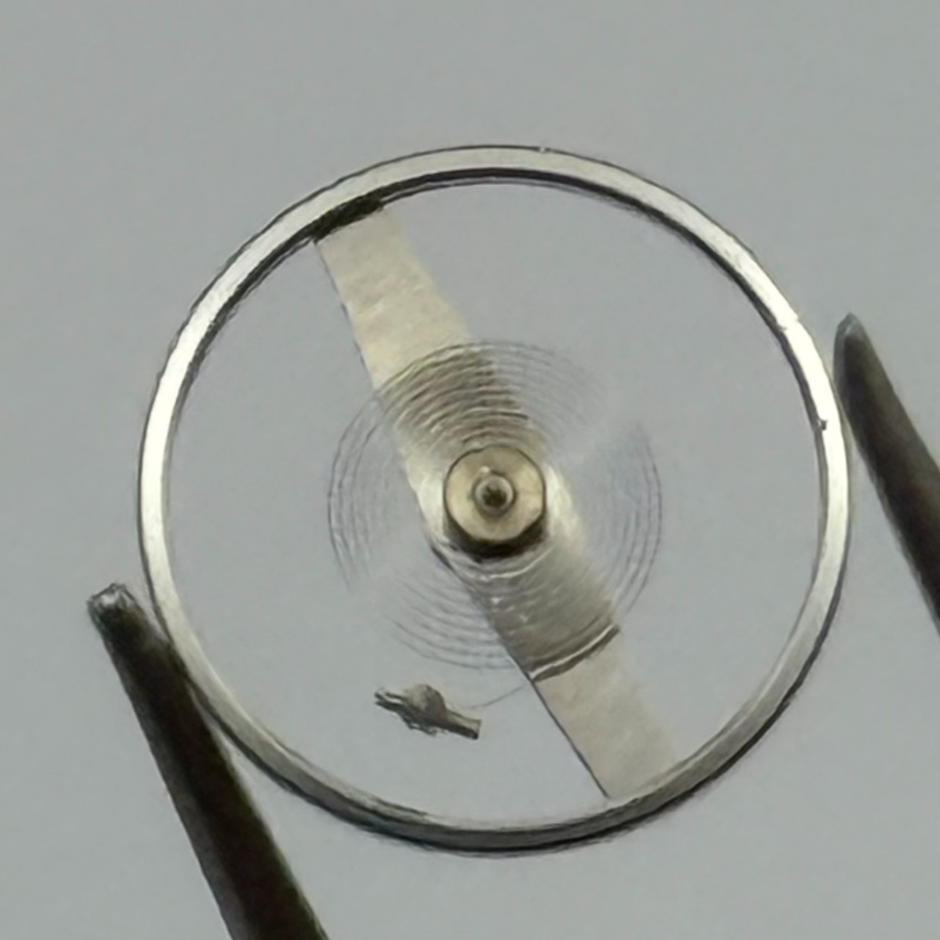 Amida 580 585 Balance Wheel Complete And Spring a pl. Watch Parts NOS