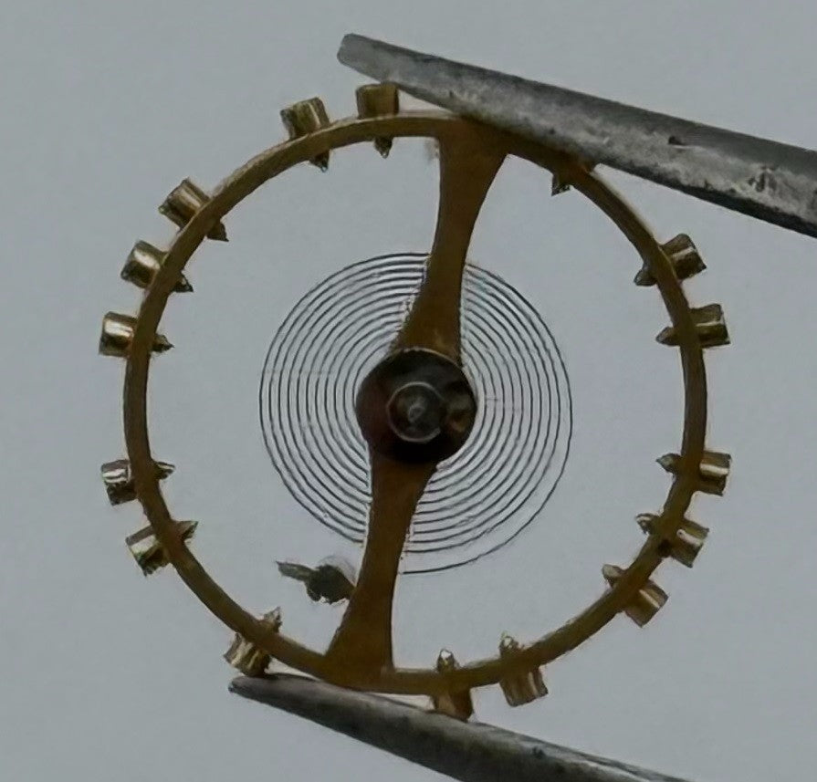 MST 371 SSR Balance Wheel Complete And Spring 632 M Watch Movement Parts NOS