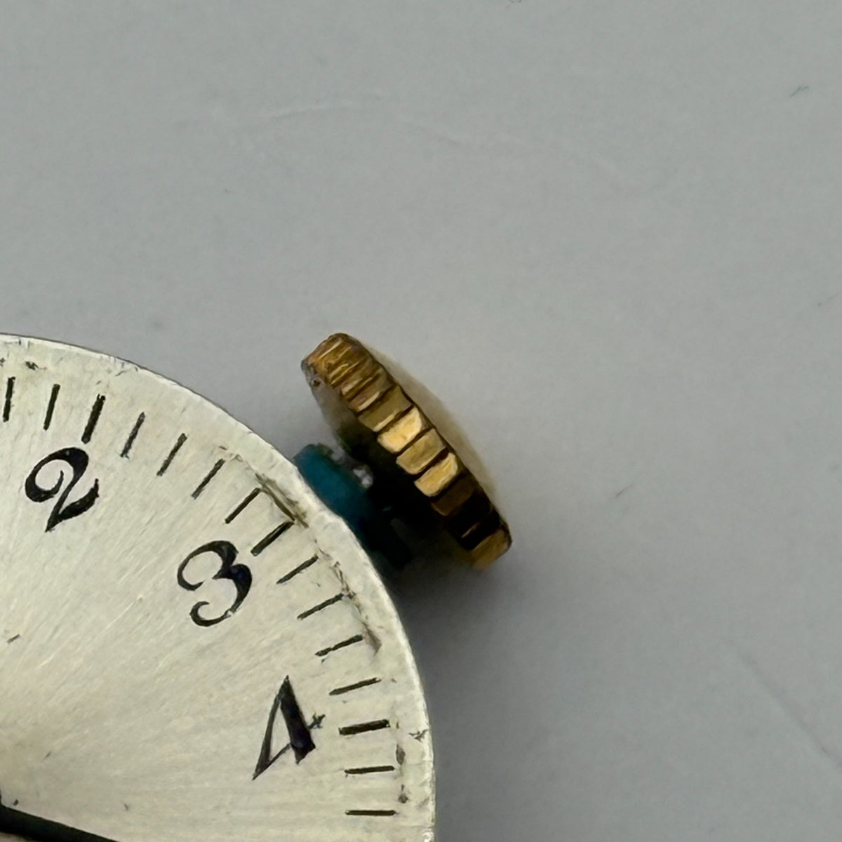 Timex 482 Watch Movement Great Britain 0 Jewel Manual Wind Parts Repair 18.1mm