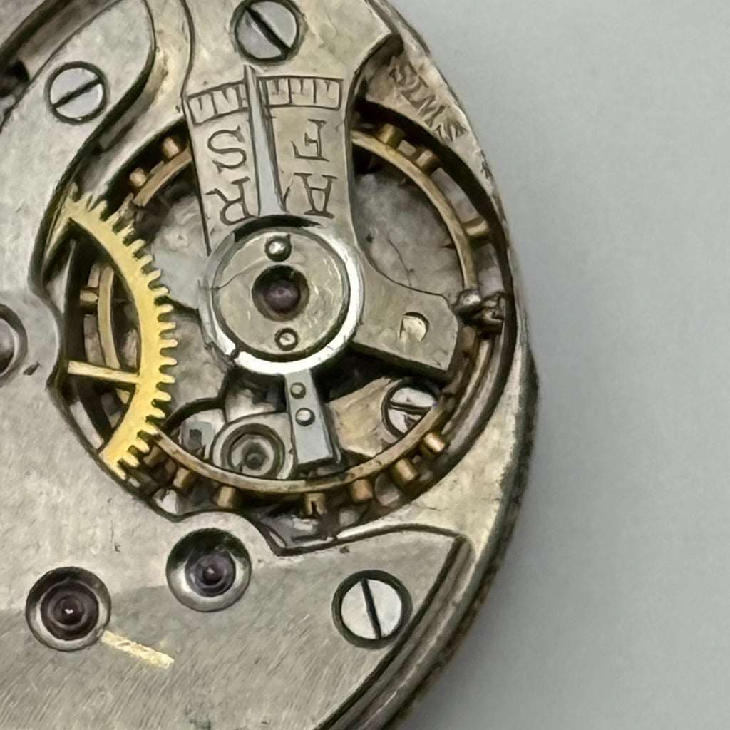 Unidentified Watch Movement Manual Swiss Vintage Wind Parts Repair 24.4mm