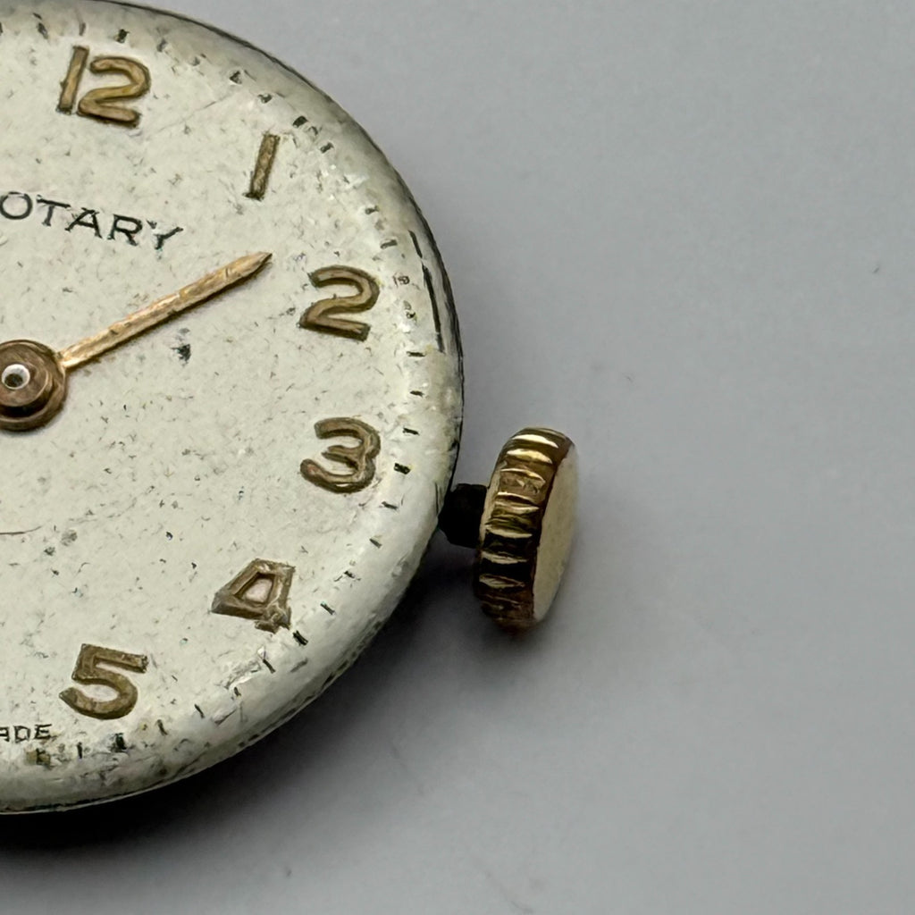 FHF 34 Watch Movement Rotary Ladies 15J Swiss Manual Wind Parts Repair 17.3mm