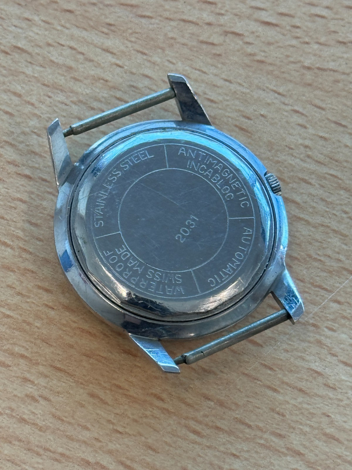 Bucherer Automatic Vintage Mens Watch Running Antimagnetic Incabloc Swiss 34mm