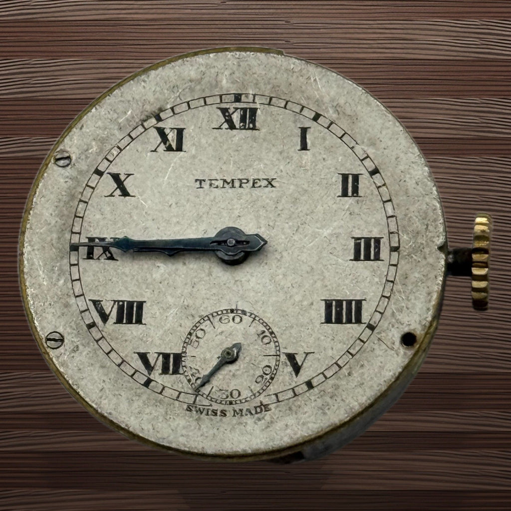 Tempex Watch Movement - Sub Seconds - For Parts / Repair - 23.9mm
