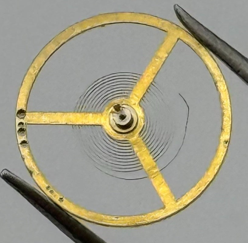 C 603 Balance Wheel Complete And Spring 10½’’’ Renata Watch Movement Parts NOS