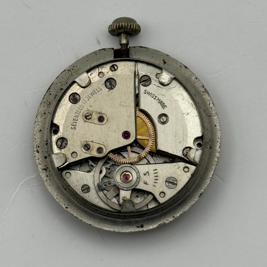 Tramier Watch Movement 17 Jewels Shockproof Swiss Manual Wind Parts 23.6mm