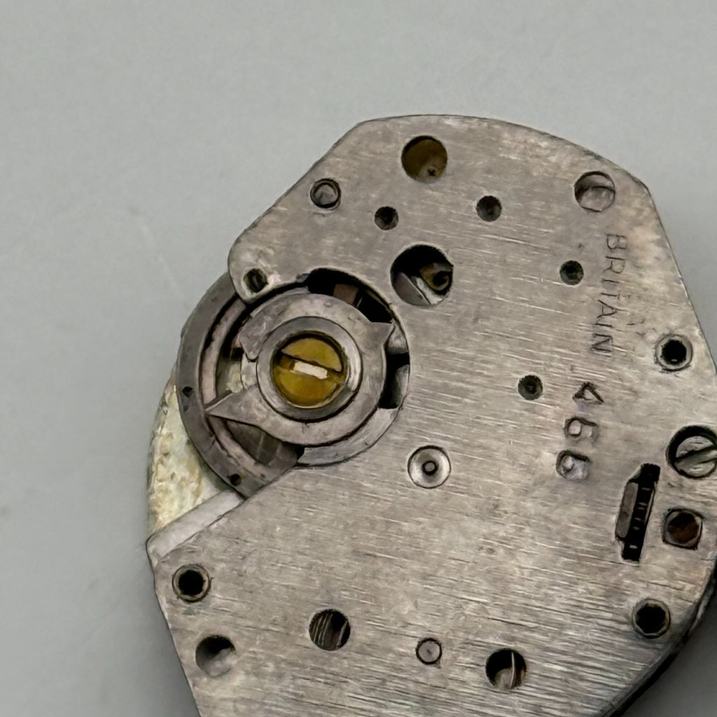 Timex 456 Watch Movement Great Britain Vintage Manual Wind Parts Repair 18mm