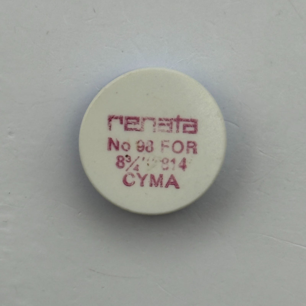 Cyma 814 Balance Wheel Complete And Spring 8¾''' Renata 98 Watch Movement Parts