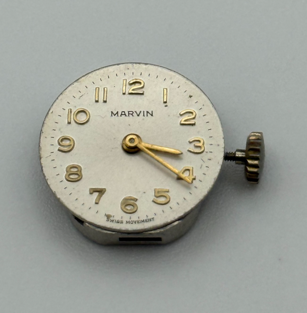Marvin 160A Ladies Watch Movement - For Parts / Repair