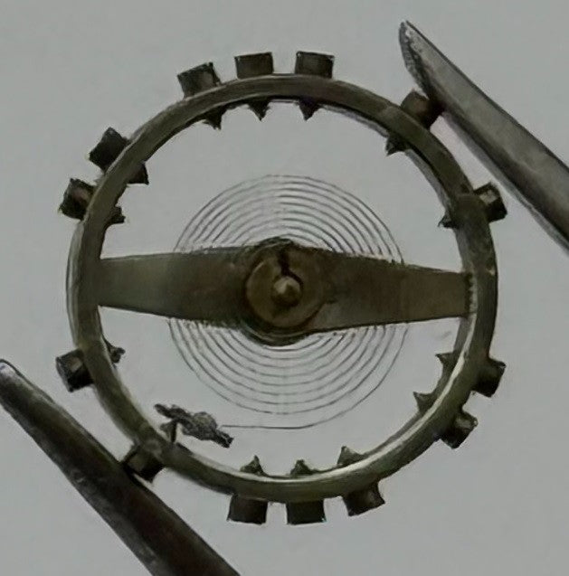 AS 976 1012 Balance Wheel Complete And Spring Renata 29 Watch Movement Parts NOS