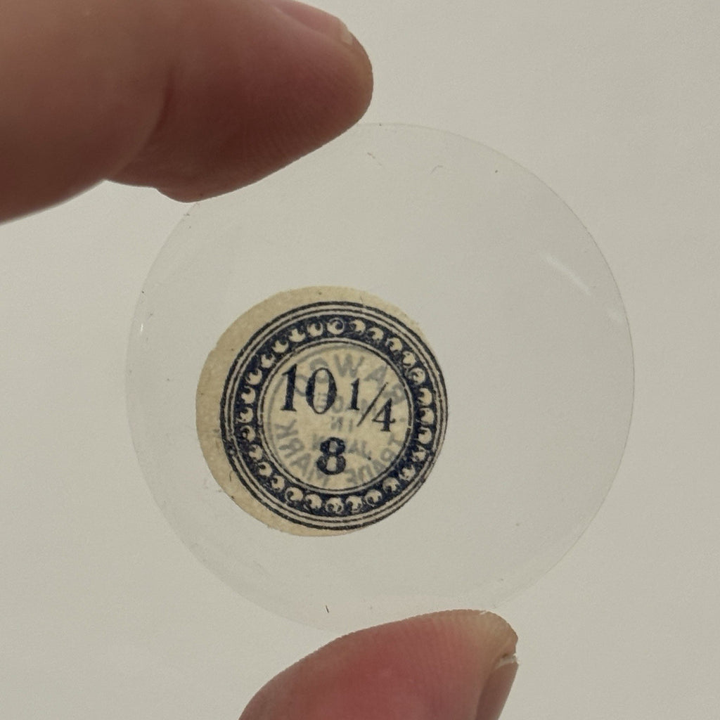 35mm Pocket Watch Glass / Crystal - 10 1/4 - 8 - 0.9mm Height - Rawco - Antique