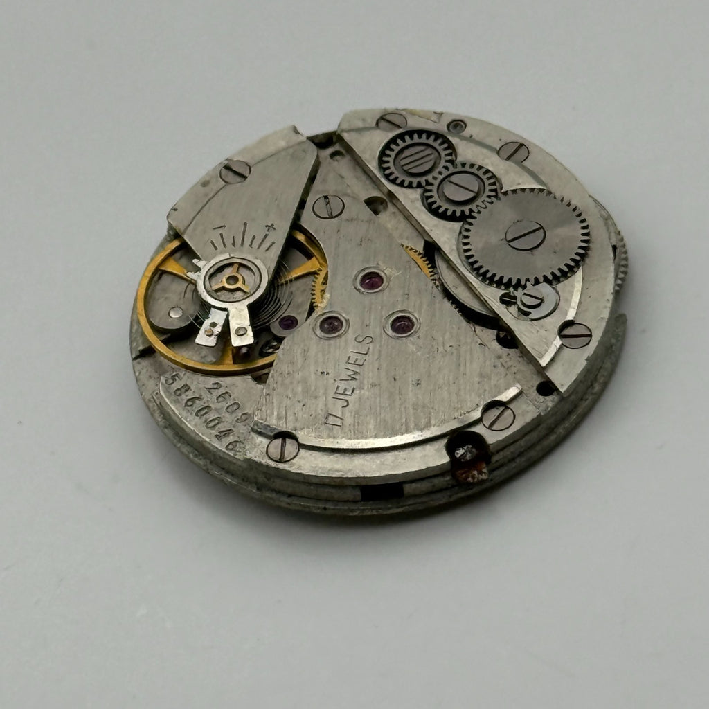 Poljot 2609 Watch Movement Soviet 17 Jewels Manual Wind Parts Repair 26.5mm