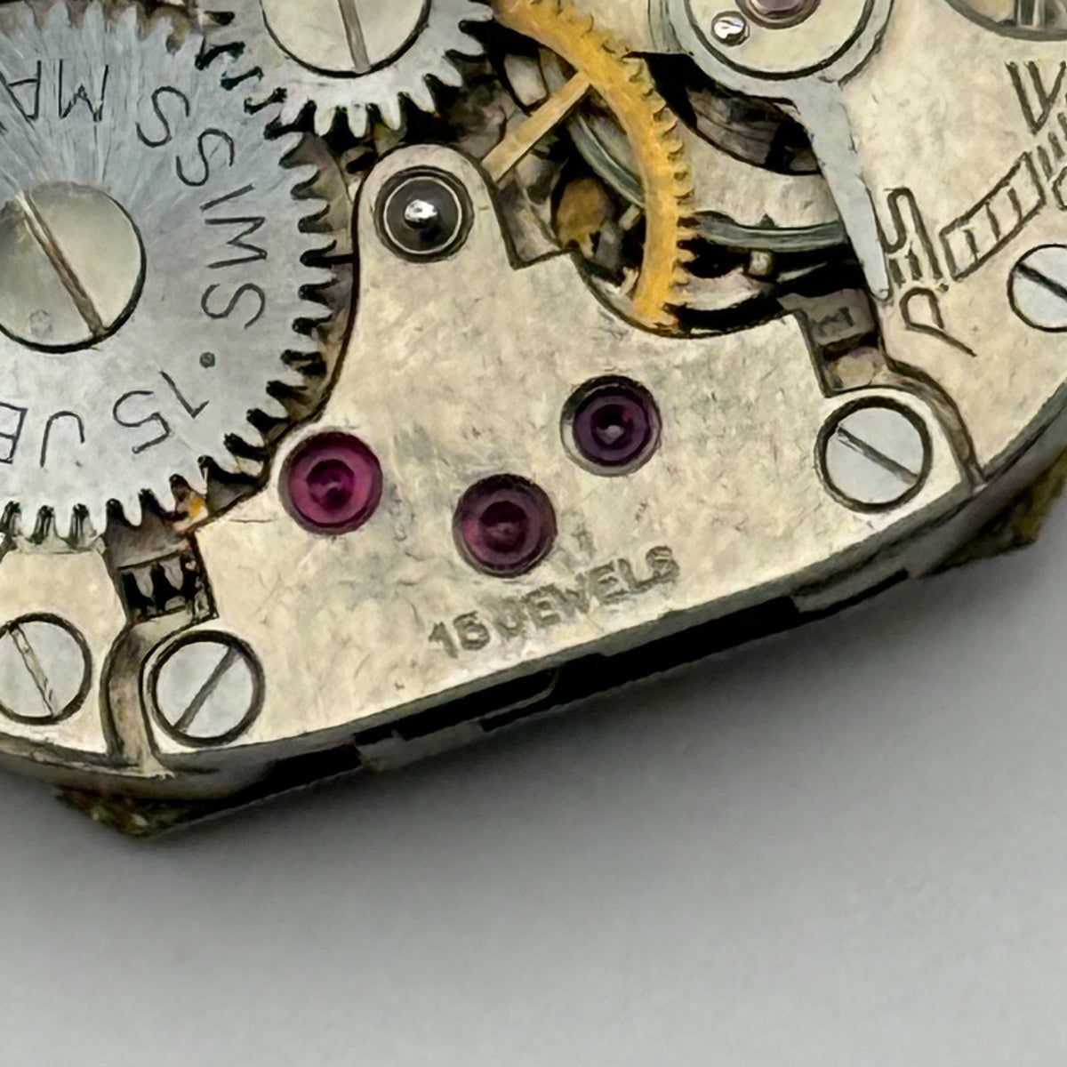Helvetia 106 Watch Movement General 15J Swiss Manual Wind Parts Repair 12.5mm