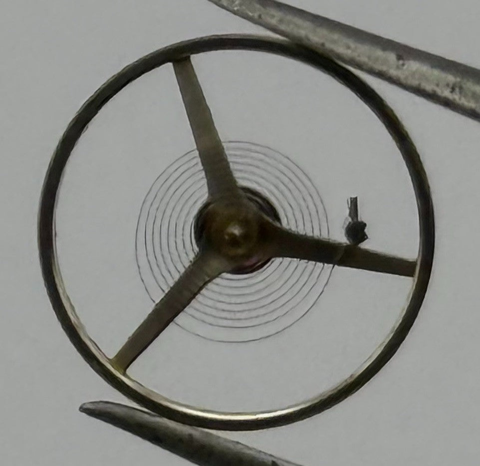 VC 233/60 Balance Wheel Complete And Spring Renata 1543 Watch Movement Parts NOS