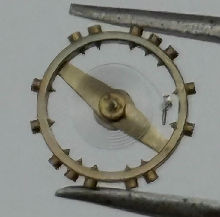 AS 1677 Balance Wheel Complete And Spring Renata 1224 Watch Movement Parts NOS