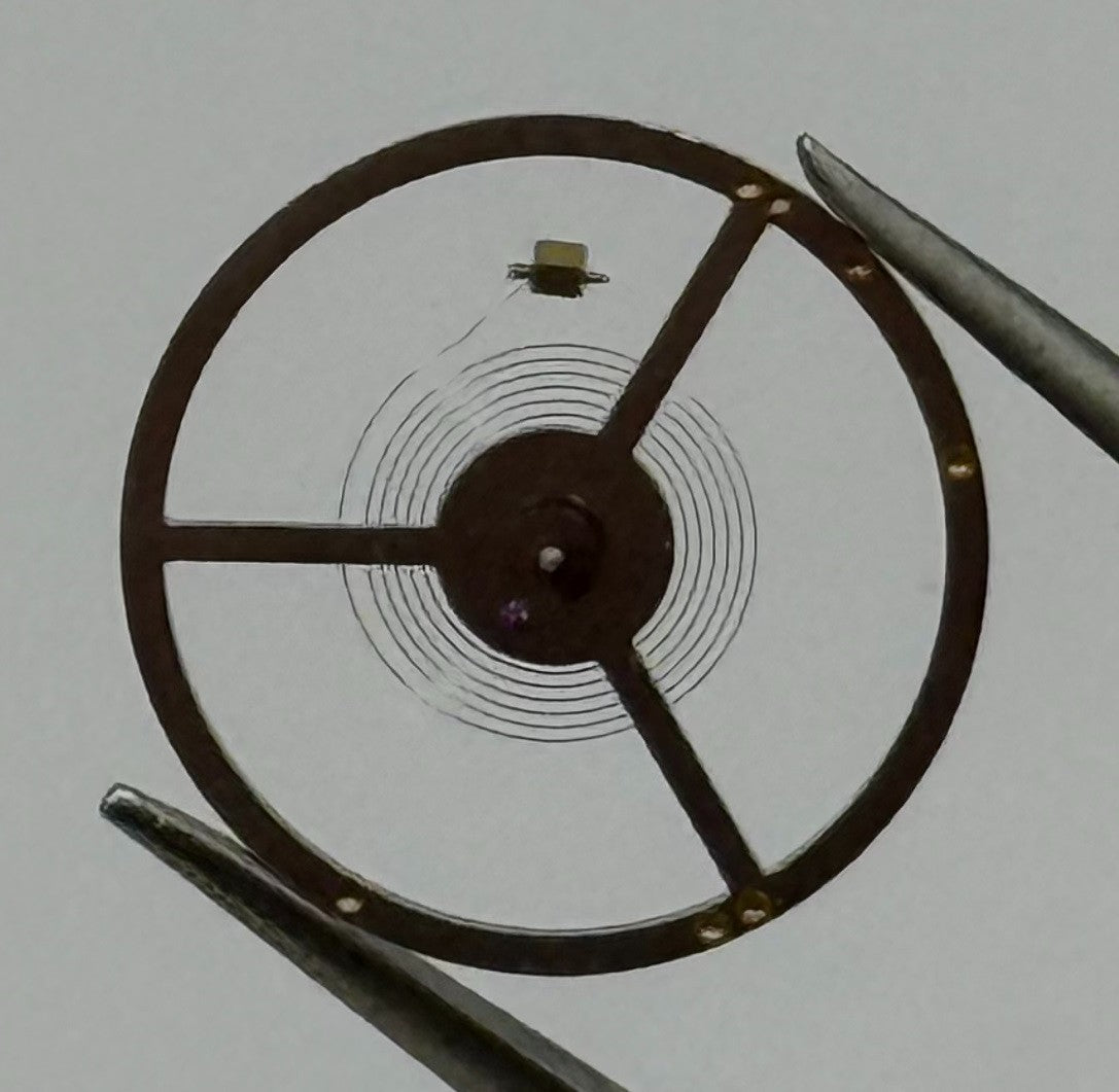 EB 8381 8391-66 Balance Wheel Complete And Spring 10½’’’ 1642 Watch Parts NOS