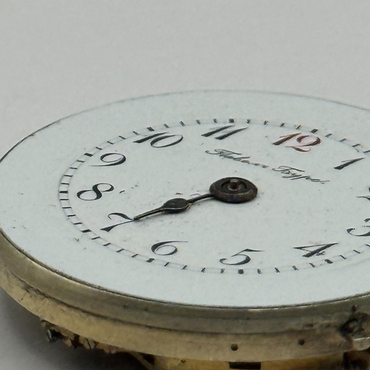 Habert Hype Pin Set Watch Movement Antique Red 12 Manual Wind Parts 25.1mm