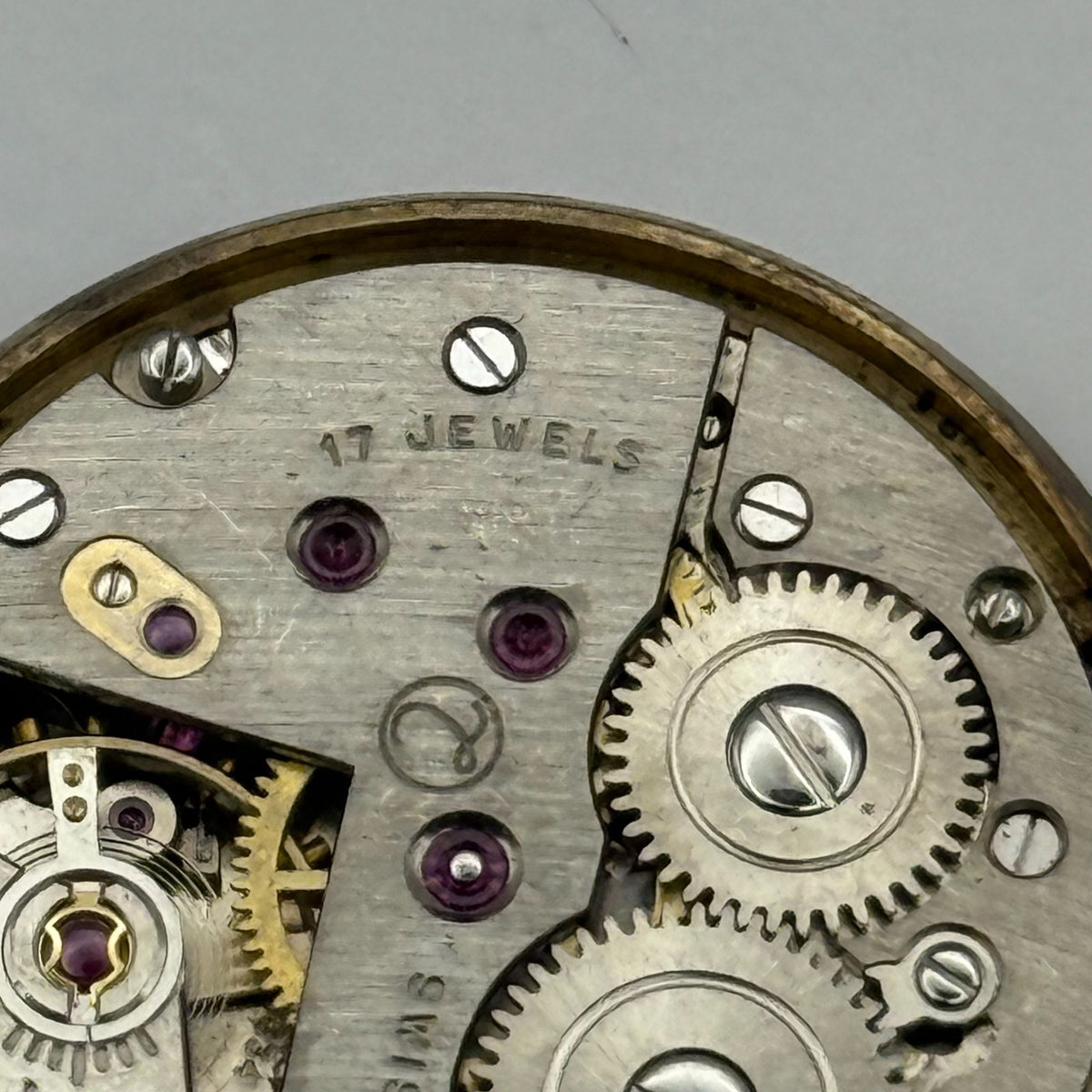 AS 1634 Watch Movement - A. Schild 1634 Bernex - For Parts / Repair - 29.6mm