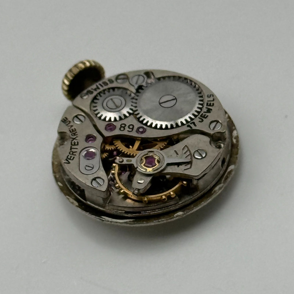 Vertex Revue 89 Watch Movement Swiss 17J Manual Wind Parts Repair Spares 15.2mm